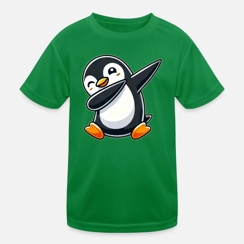 Pinguin Dab Ein cooler tanzender Pinguin Dabbing D Kinder Funktions-T-Shirt
