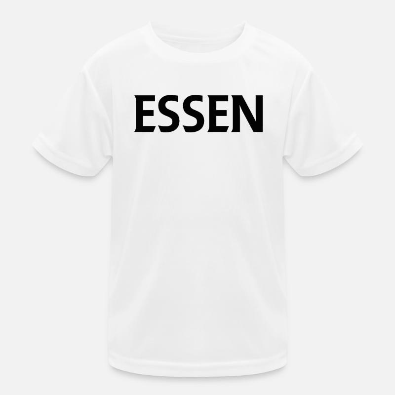 Essen – Deutschland Textdesign Kinder Funktions-T-Shirt