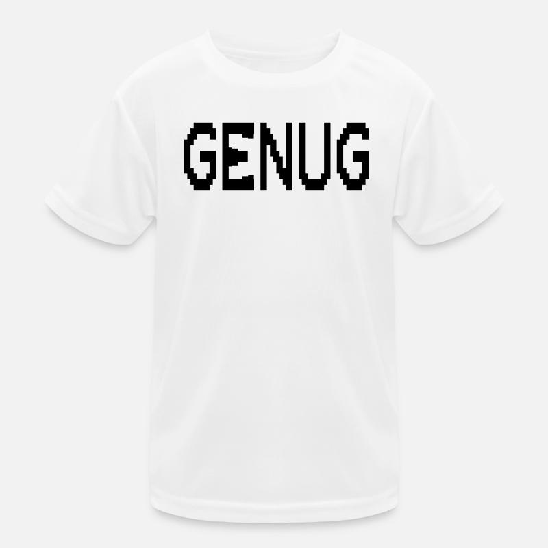 Achtsamkeit Genug Kinder Funktions-T-Shirt