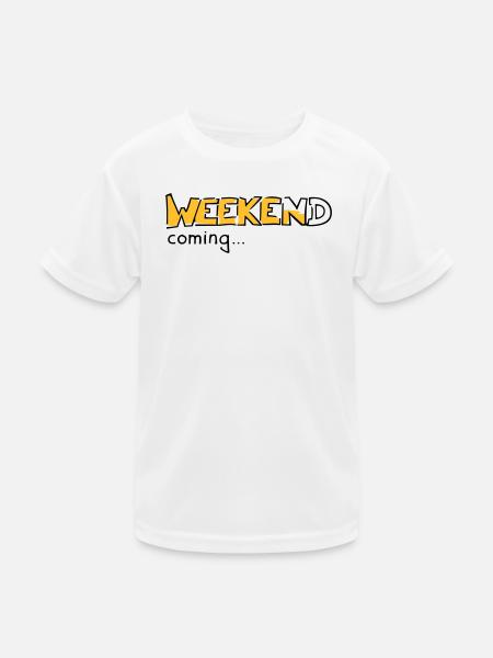 Weekend - Kids Functional T-Shirt - white - Front