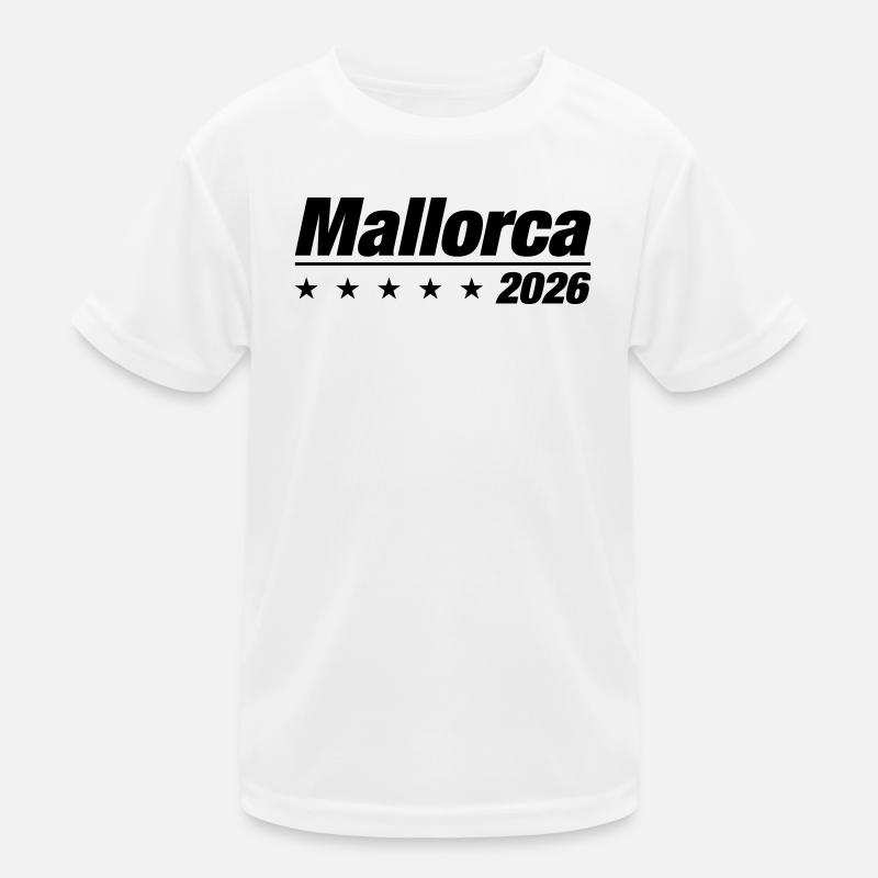Mallorca 2026 Malle Urlaub Kinder Funktions-T-Shirt