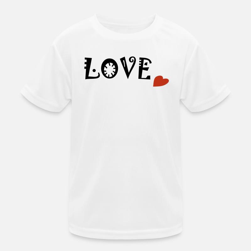 Love - Kids Functional T-Shirt - white