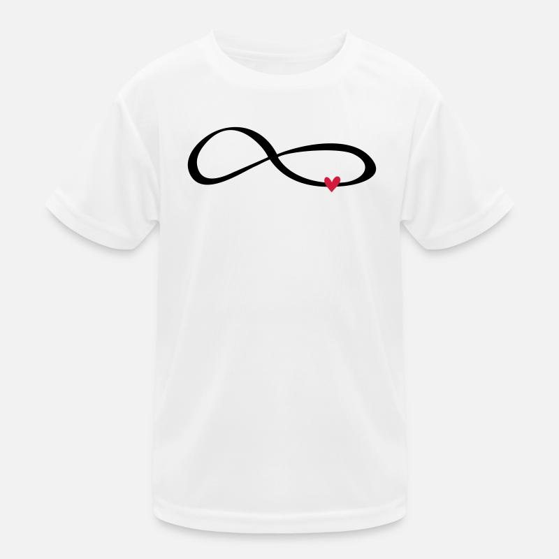 Infinity sign symbol gift love Kids Functional T-Shirt