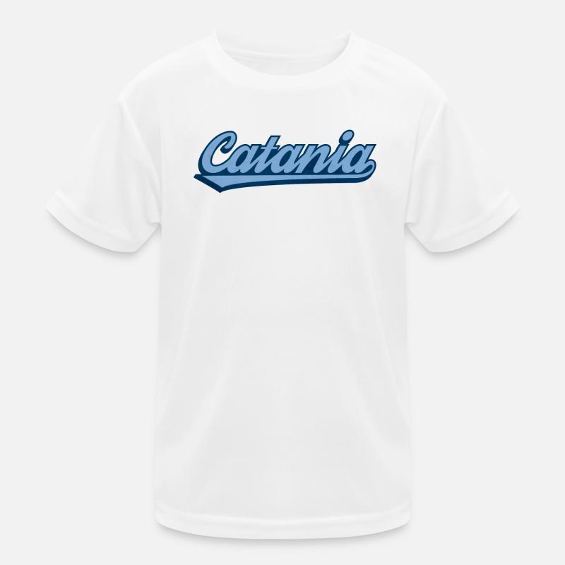 Lettrage rétro côtier de Catane T-shirt sport Enfant
