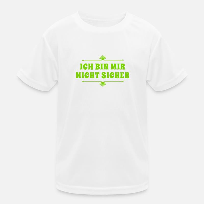 ich bin unsicher Kinder Funktions-T-Shirt