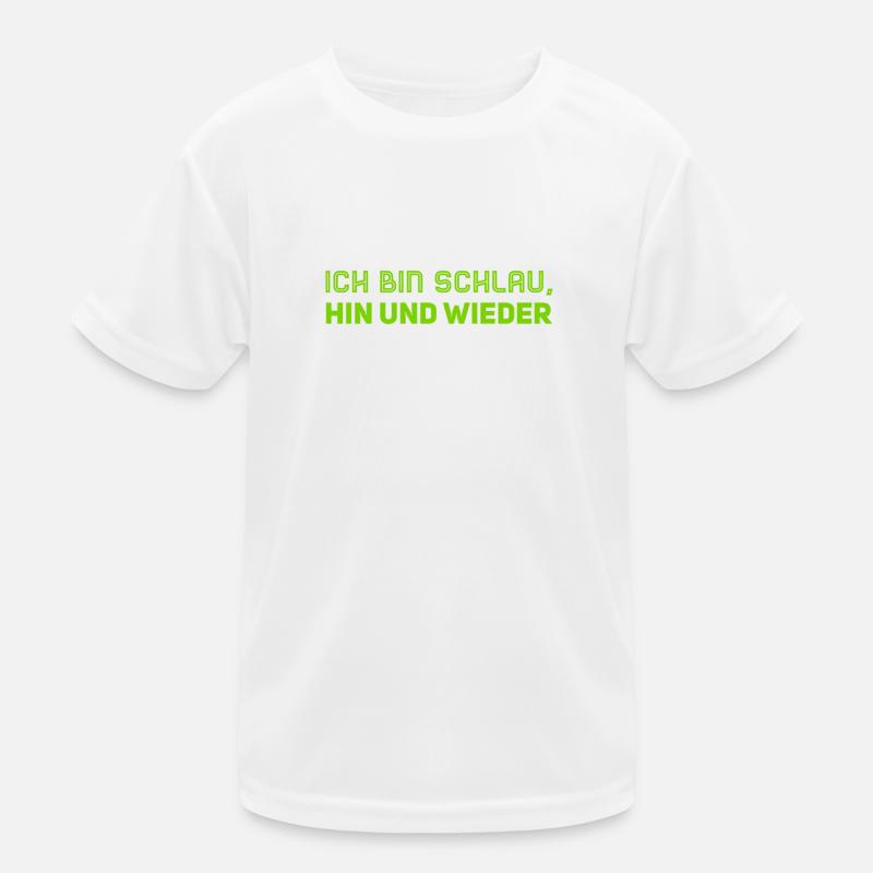 ab und zu bin ich klug Kinder Funktions-T-Shirt
