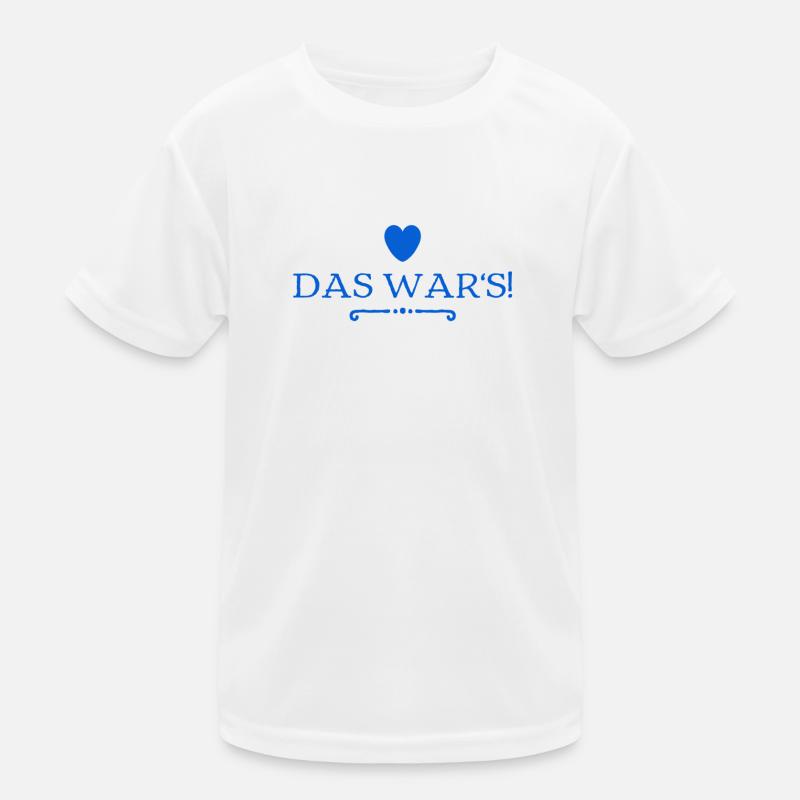 es ist vorbei Kinder Funktions-T-Shirt