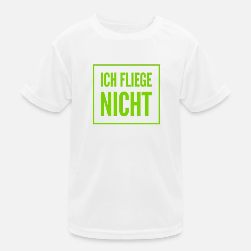ich habe Flugangst Kinder Funktions-T-Shirt