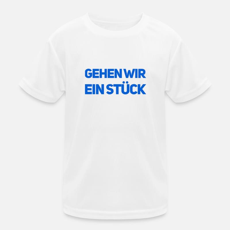 Lust auf einen Spaziergang? Kinder Funktions-T-Shirt