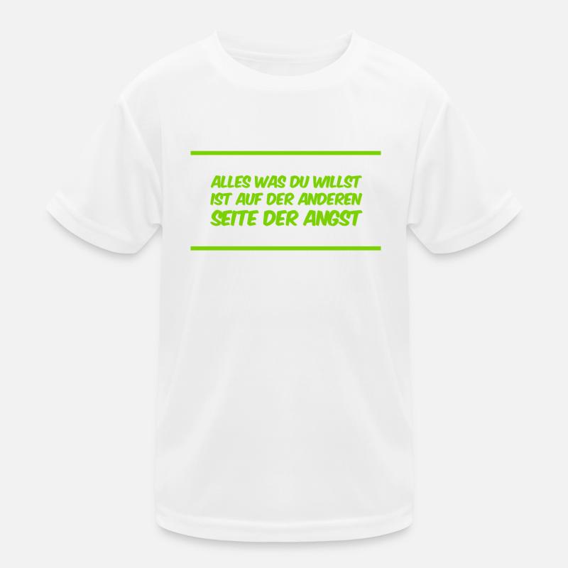 die Angst kennt den Weg Kinder Funktions-T-Shirt
