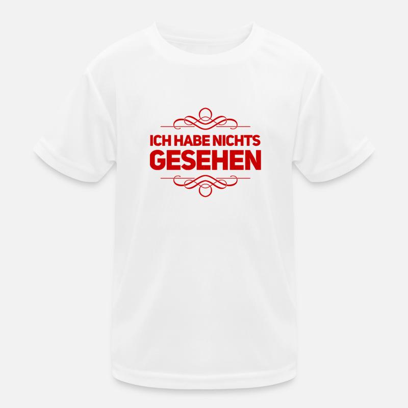ich konnte nichts sehen Kinder Funktions-T-Shirt