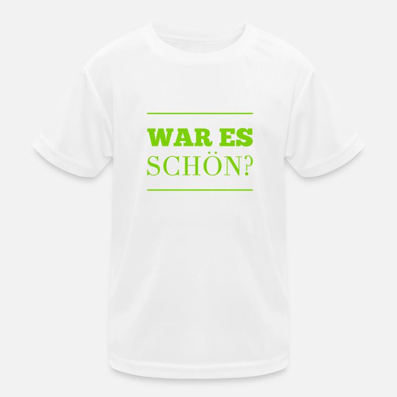 wie war es? Kinder Funktions-T-Shirt