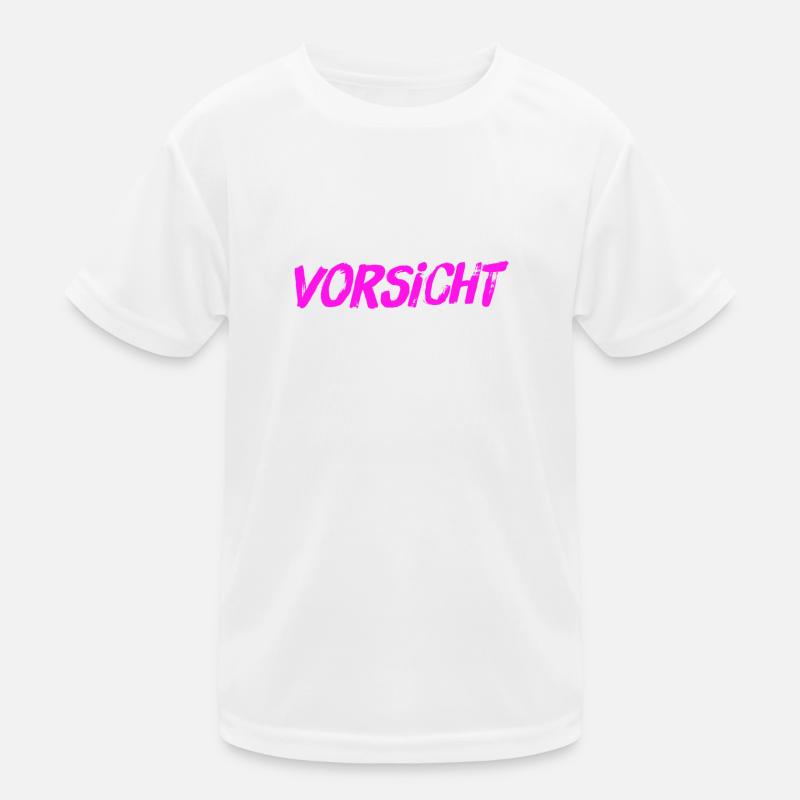 ich warne dich Kinder Funktions-T-Shirt