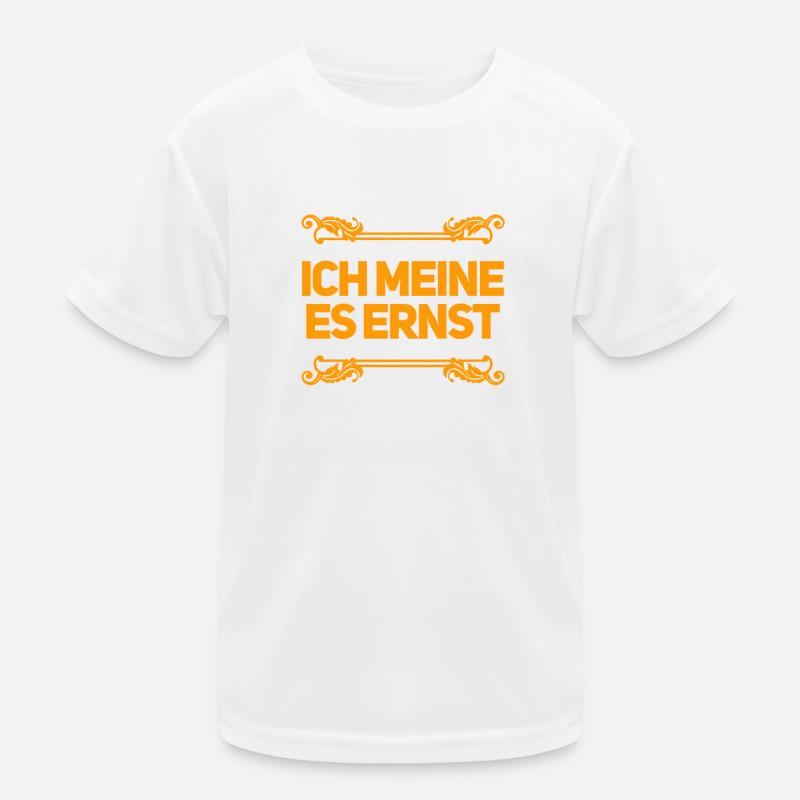 das ist mein ernst Kinder Funktions-T-Shirt