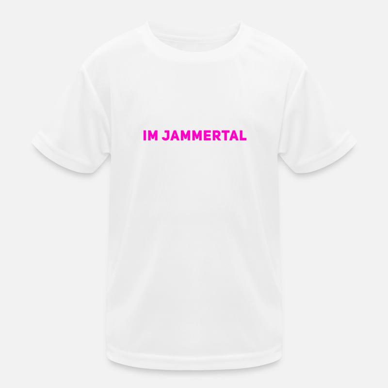 ich befinde mich im Jammertal Kinder Funktions-T-Shirt