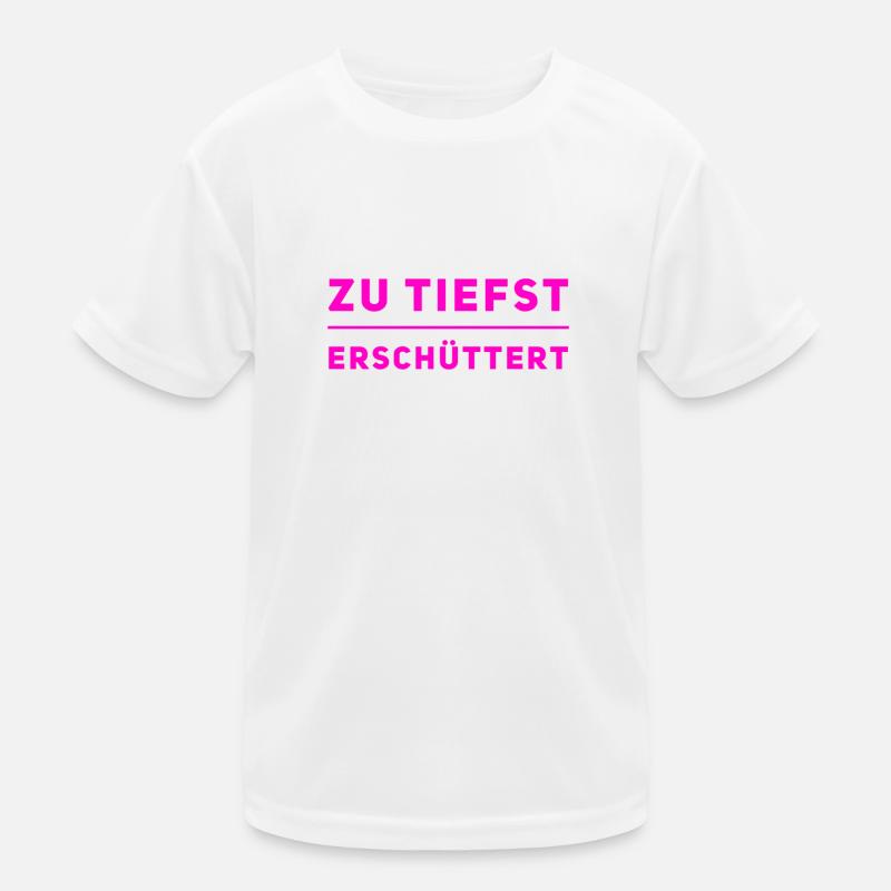 das hat mich tief getroffen Kinder Funktions-T-Shirt