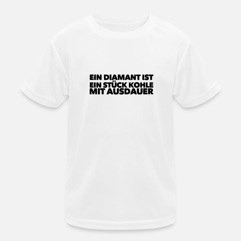 Ausdauer ist mein Ding Kinder Funktions-T-Shirt