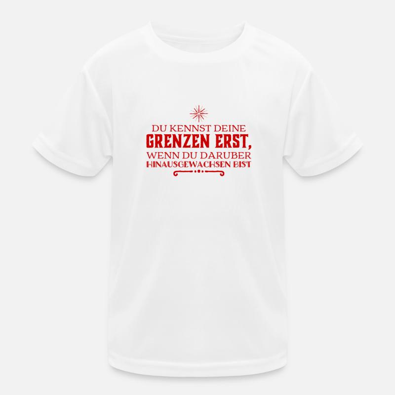 Grenzen überwinden Kinder Funktions-T-Shirt