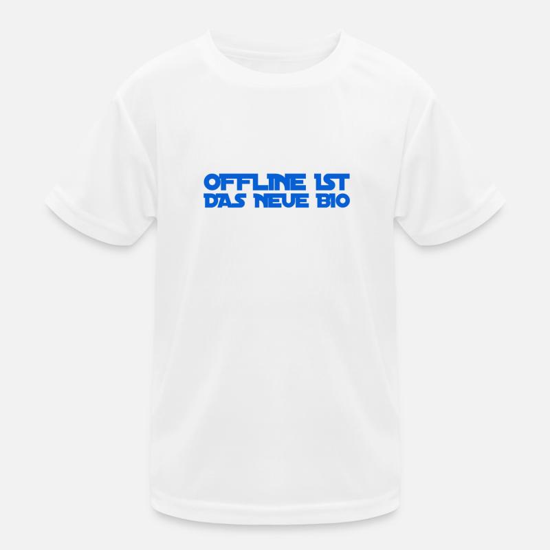 offline geht immer Kinder Funktions-T-Shirt