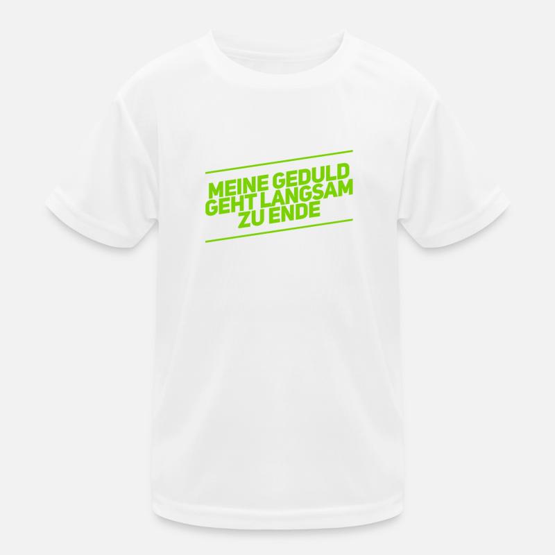 geduldig war gestern Kinder Funktions-T-Shirt