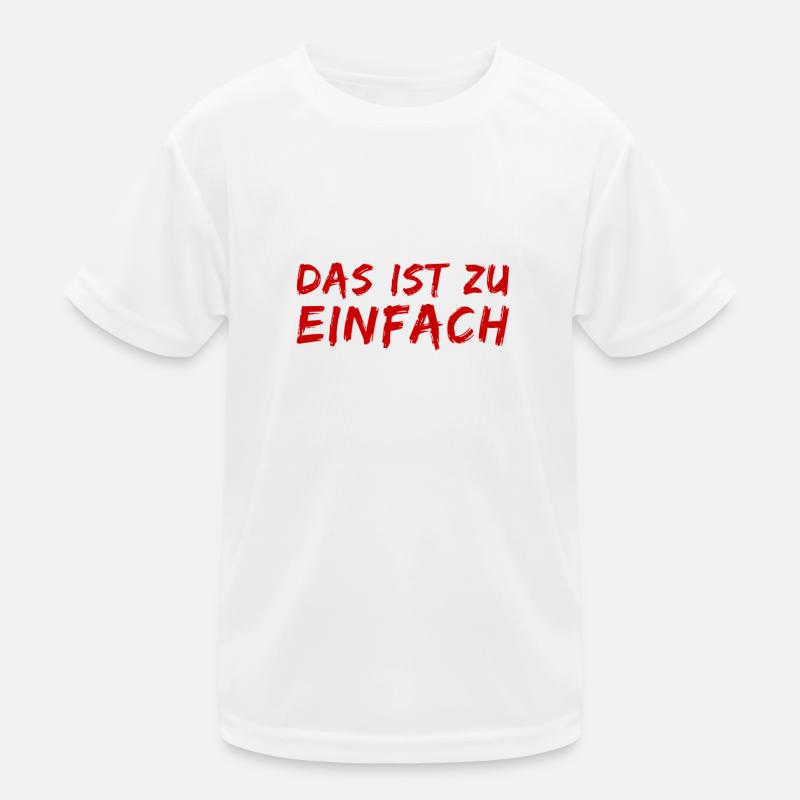 wie einfach Kinder Funktions-T-Shirt