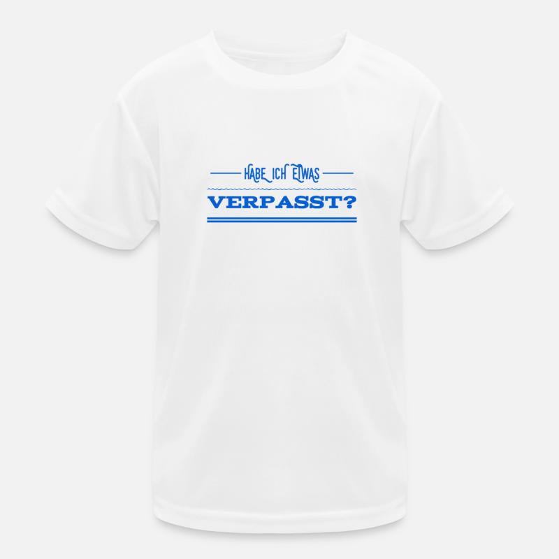 ich bin zu spät Kinder Funktions-T-Shirt
