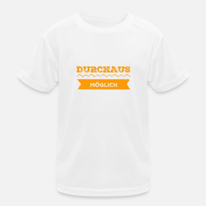 kann sein Kinder Funktions-T-Shirt