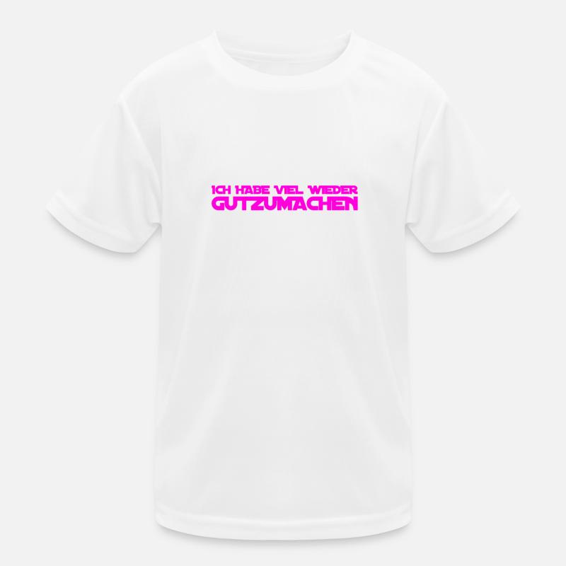 mit der Bitte um Vergebung Kinder Funktions-T-Shirt