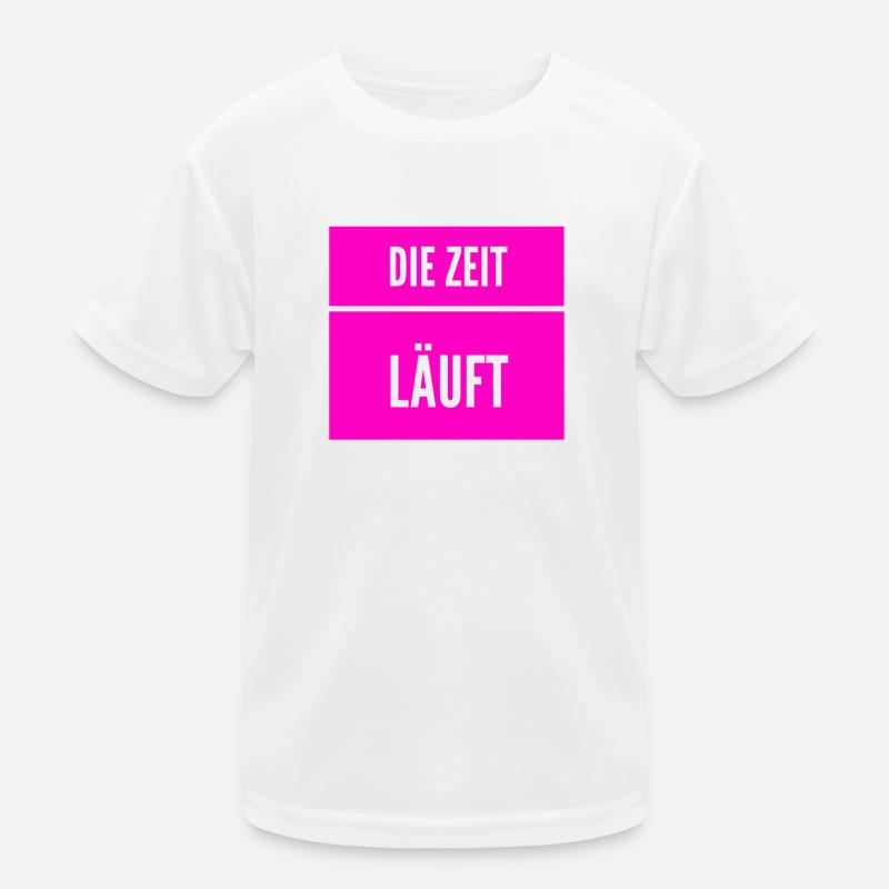 die Uhr tickt Kinder Funktions-T-Shirt