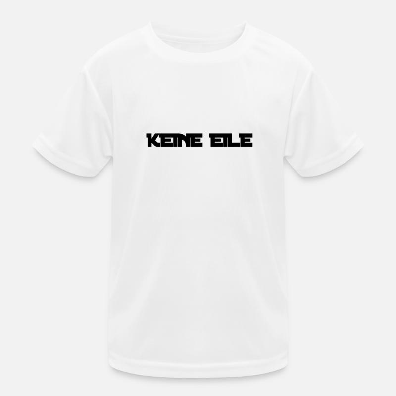 ich mache langsam Kinder Funktions-T-Shirt