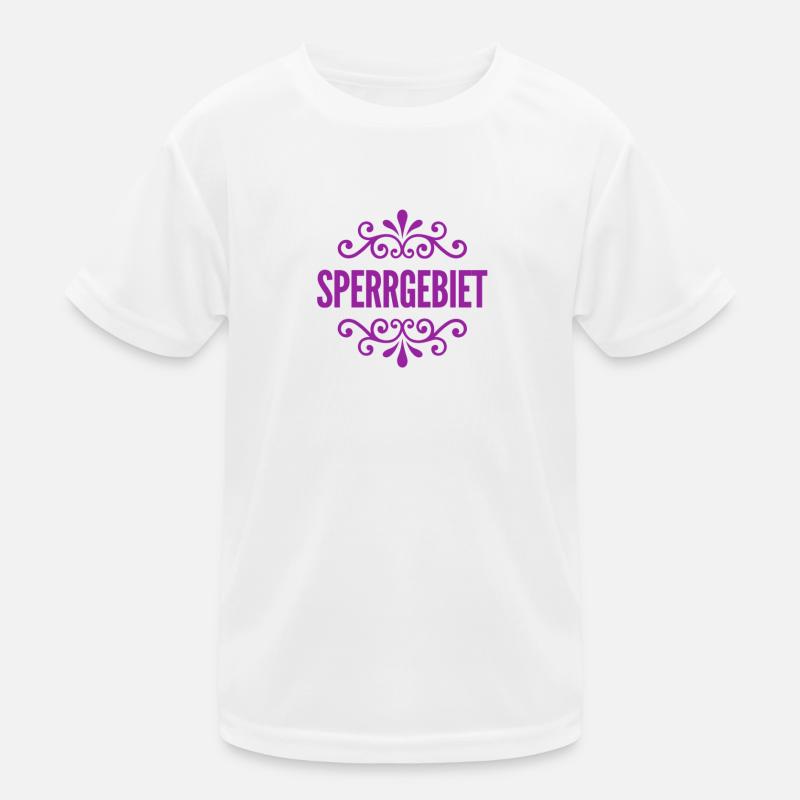 Sperrgebiet Kinder Funktions-T-Shirt