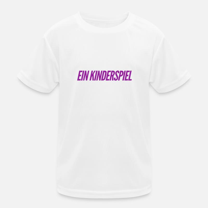 es war easy Kinder Funktions-T-Shirt