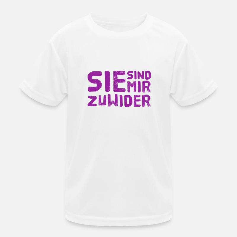 sie sind unangenehm Kinder Funktions-T-Shirt