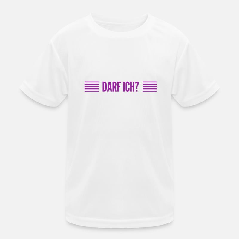 darf ich das machen? Kinder Funktions-T-Shirt