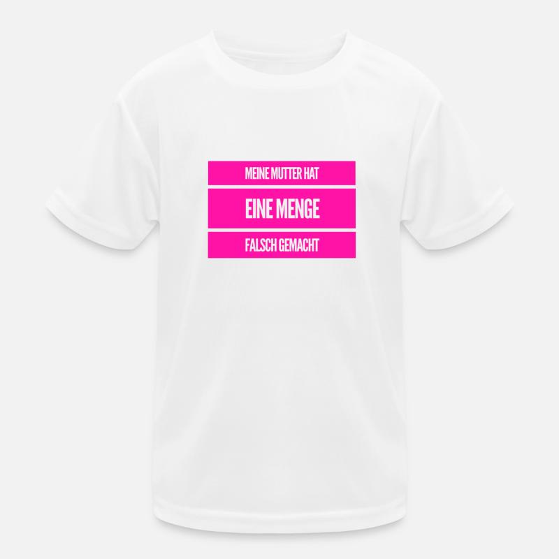 Fehler einer Mutter Kinder Funktions-T-Shirt
