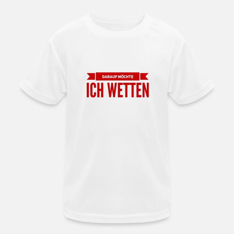 da bin ich mir sicher Kinder Funktions-T-Shirt
