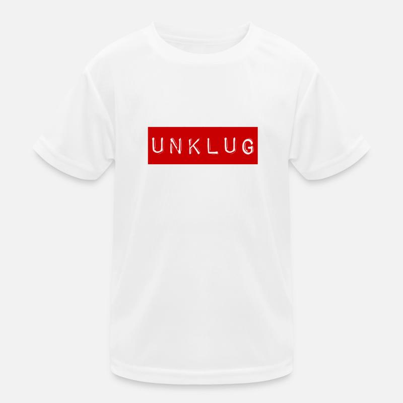 nicht klug Kinder Funktions-T-Shirt