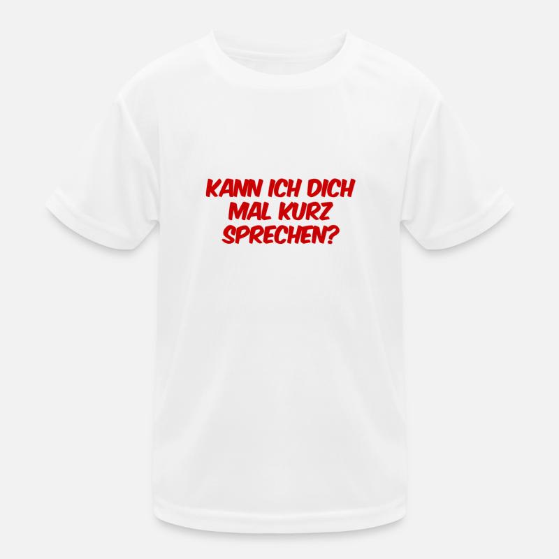 ich möchte dich sprechen Kinder Funktions-T-Shirt