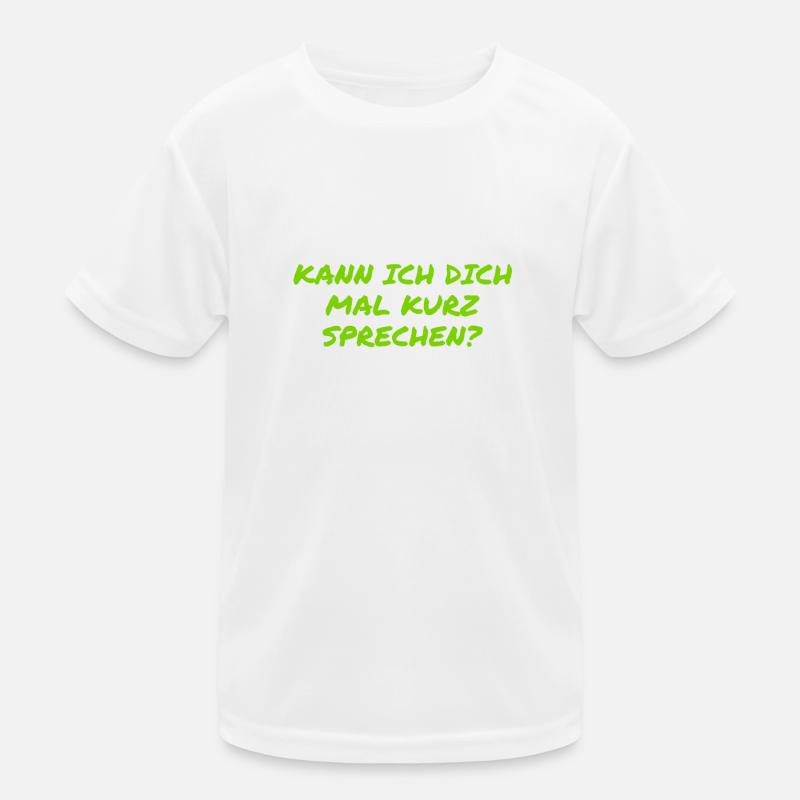 bereit zu reden Kinder Funktions-T-Shirt