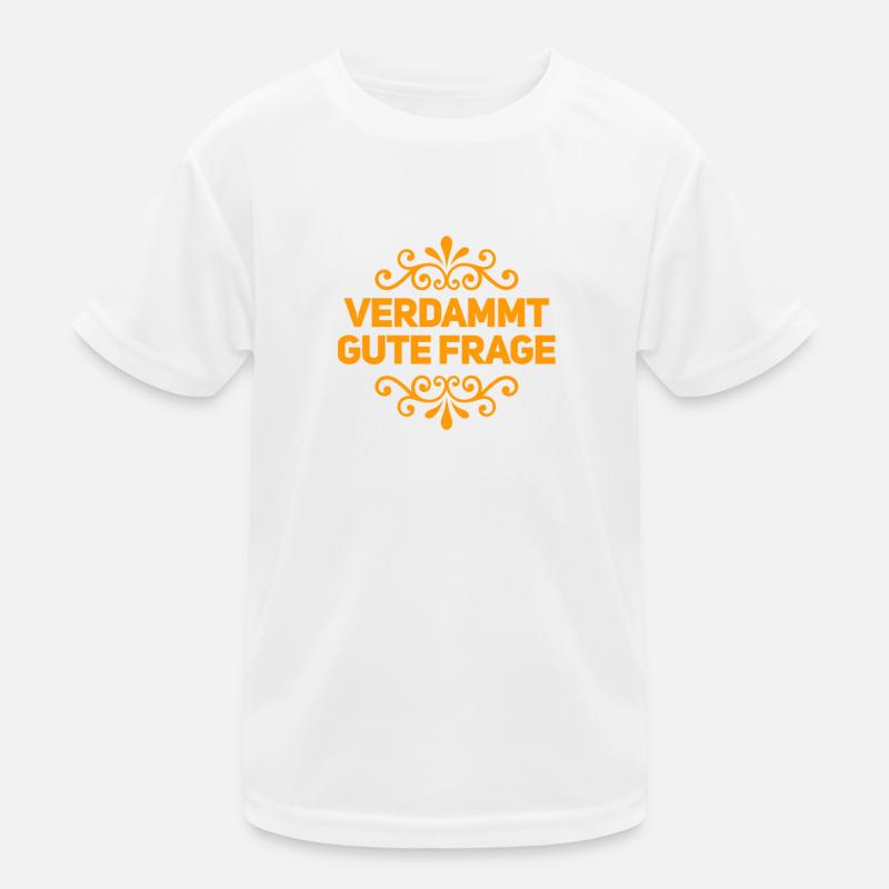 eine richtig gute Frage Kinder Funktions-T-Shirt