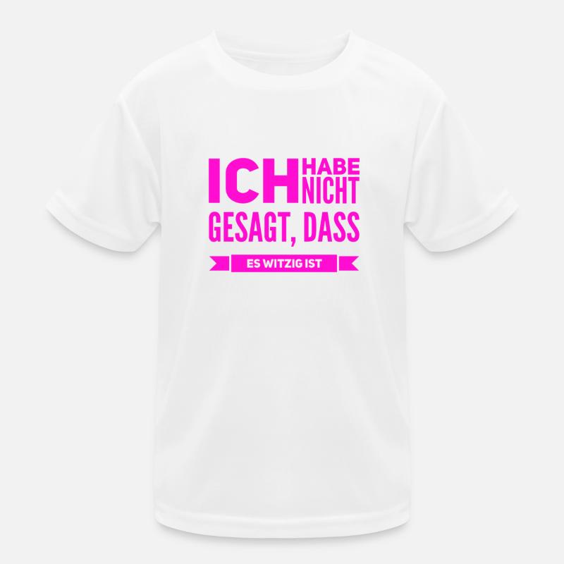 ich kann nicht lachen Kinder Funktions-T-Shirt