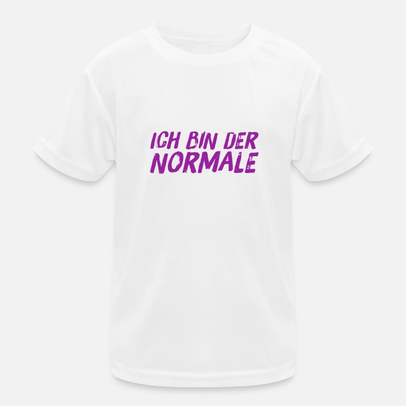 einfach normal Kinder Funktions-T-Shirt