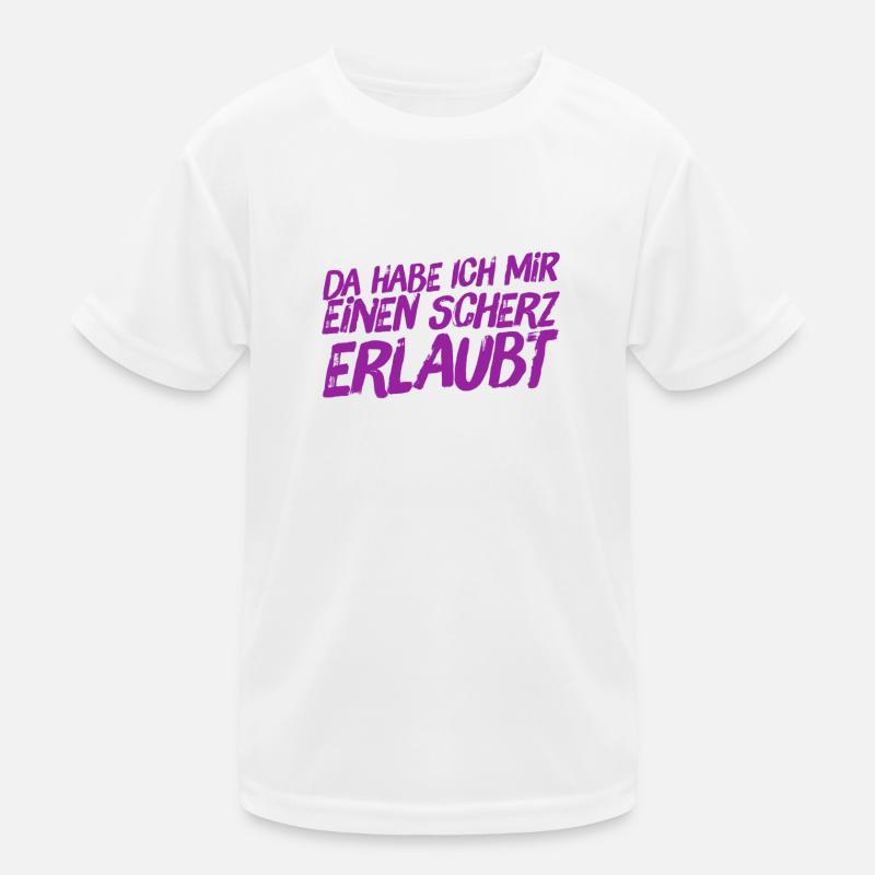 das war ein Scherz Kinder Funktions-T-Shirt
