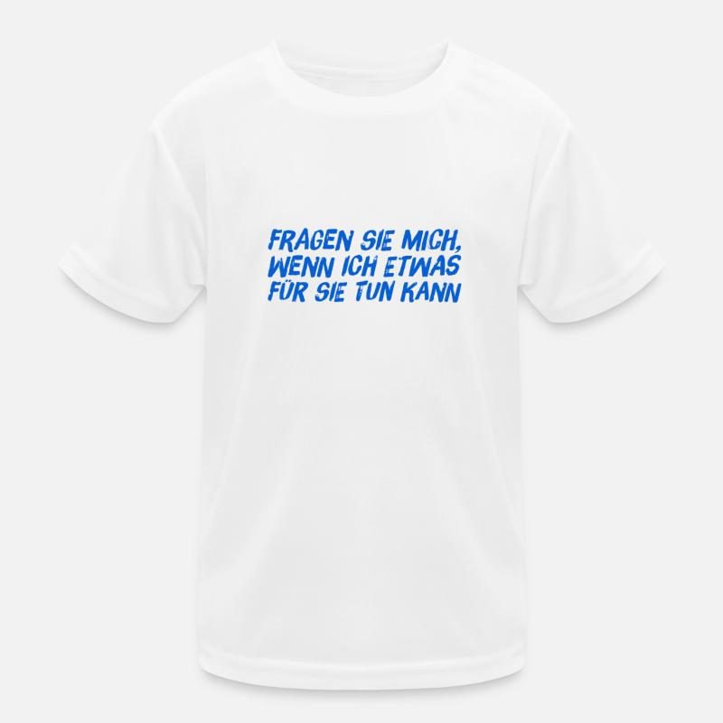 benötigen sie Hilfe? Kinder Funktions-T-Shirt