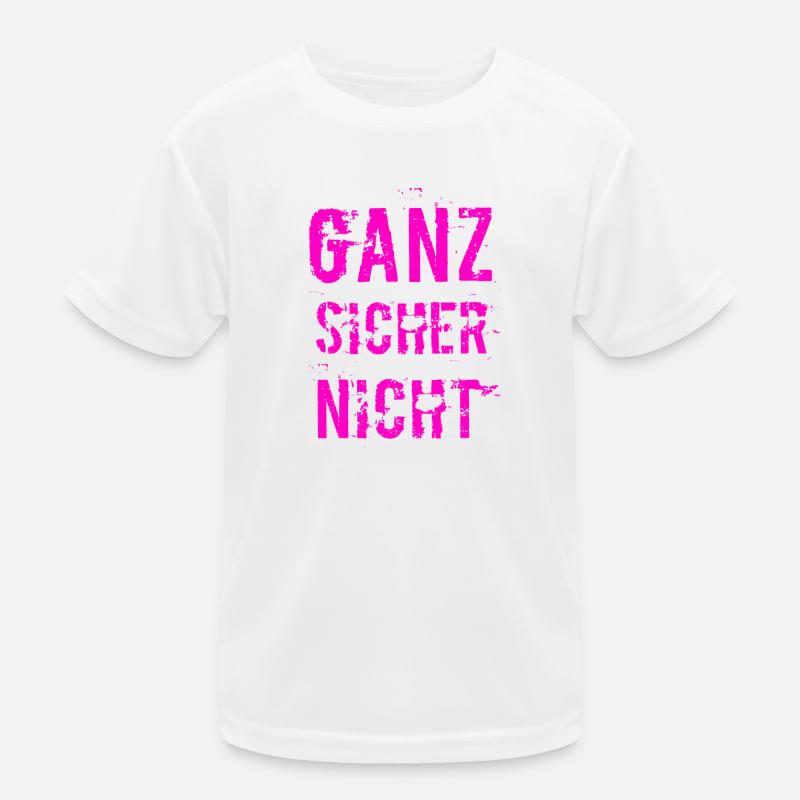 never ever Kinder Funktions-T-Shirt