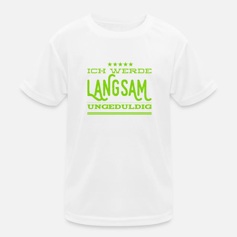 angespannt Kinder Funktions-T-Shirt