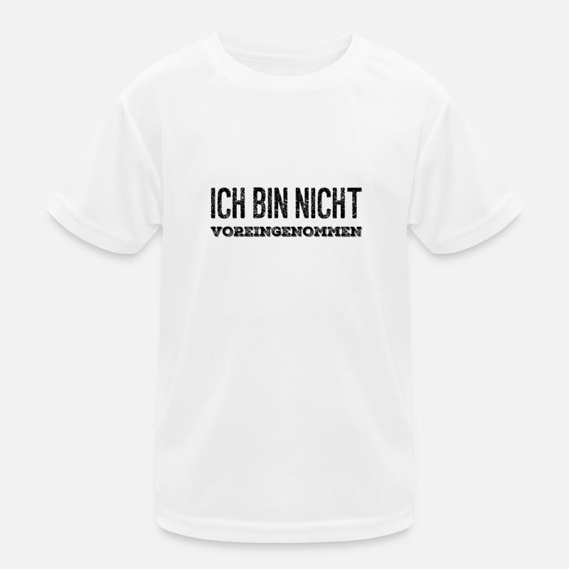 vorurteilsfrei Kinder Funktions-T-Shirt