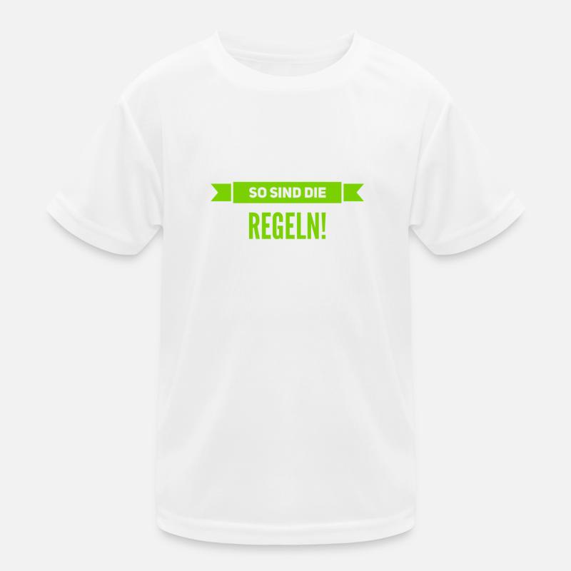 haltet euch an die Regeln Kinder Funktions-T-Shirt