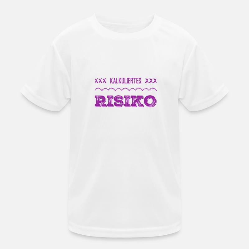 kalkuliertes Risiko geht immer Kinder Funktions-T-Shirt