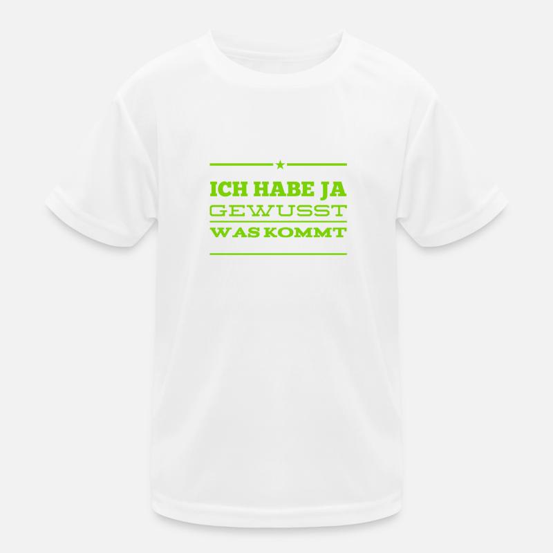 es war klar Kinder Funktions-T-Shirt